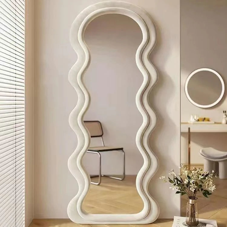 Wave luxury full length floor Mirror