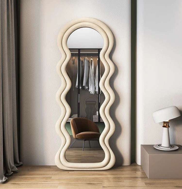 Wave luxury full length floor Mirror