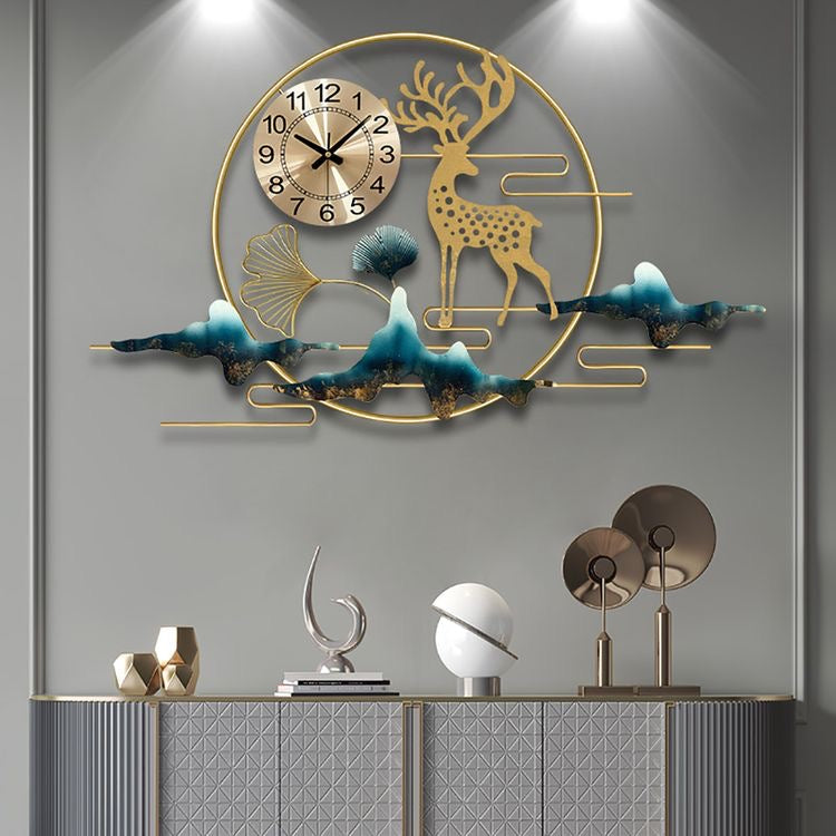 Pastoral Style Modern Wall Clock