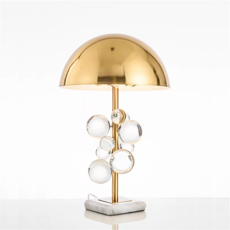 Table Lamp with Crystal Ball