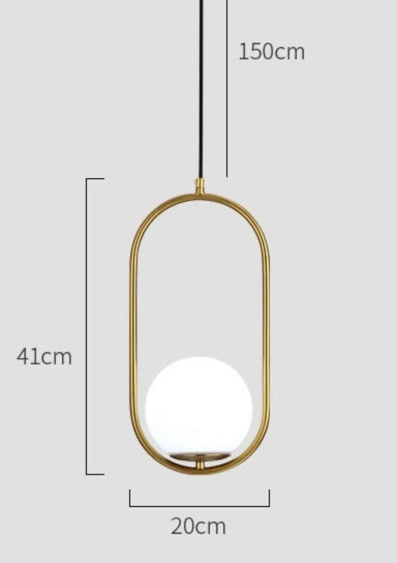 Single pendant ceiling light