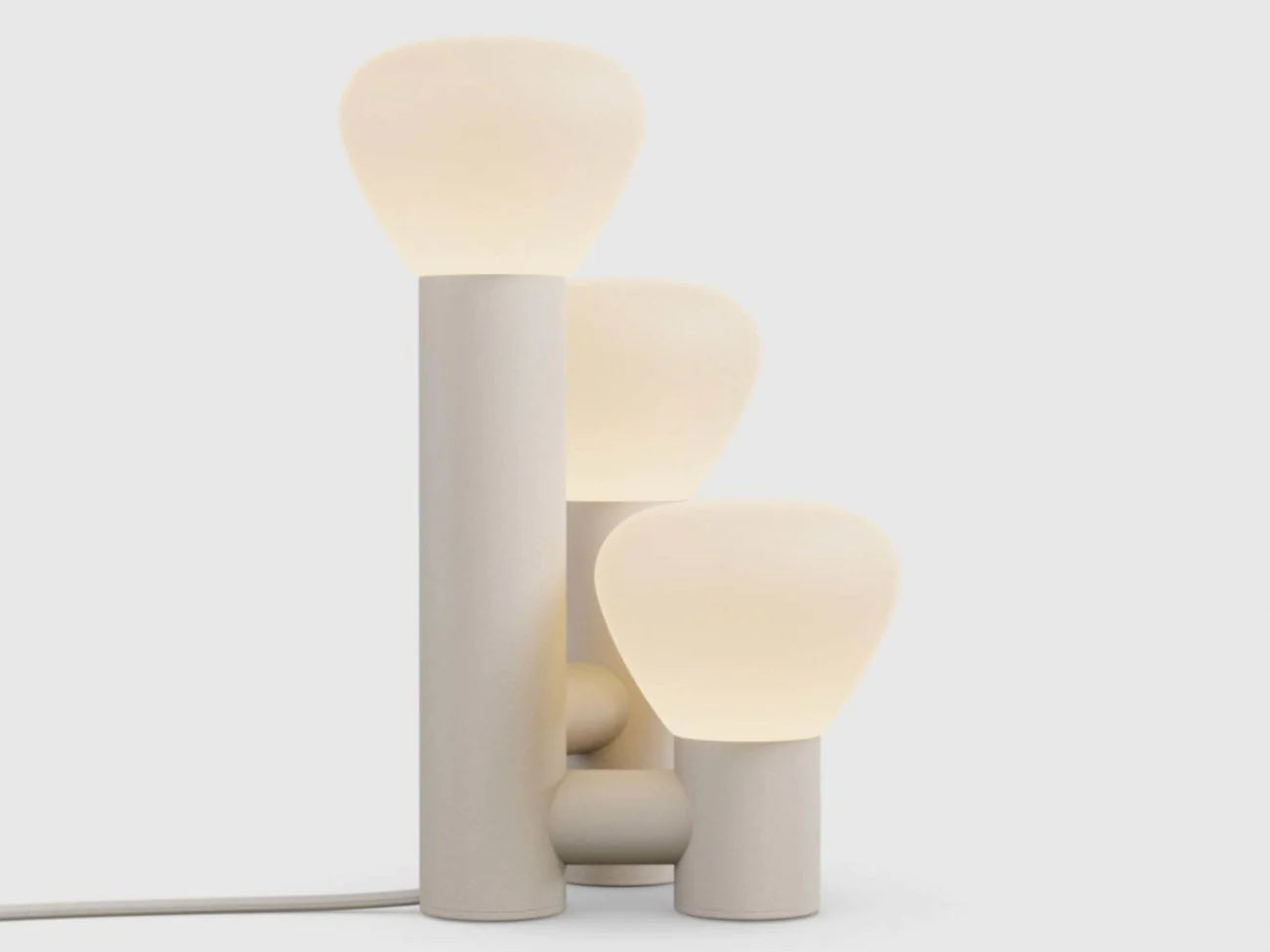 Morel Modern white table lamp