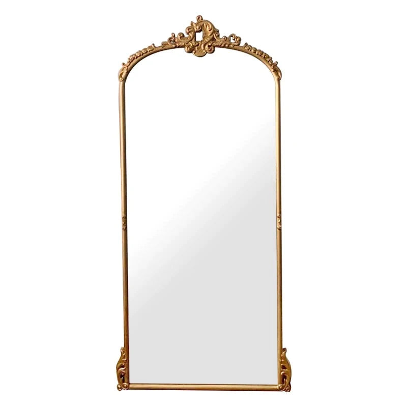 WOODEN  vintage mirror
